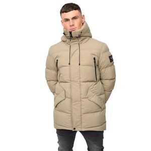 Crosshatch Mens Kaptoore Jacket / Taupe